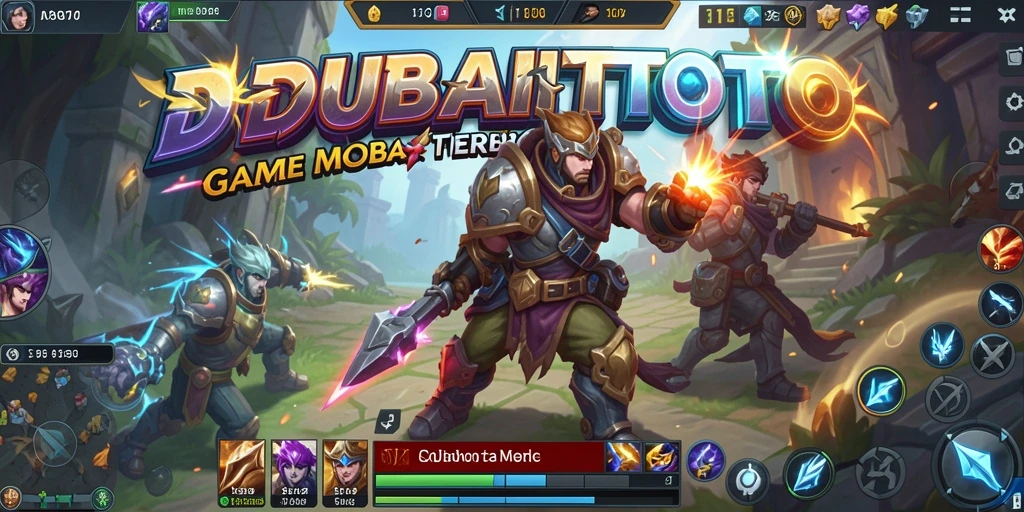 Tampilan menarik saat bertarung dalam DUBAITOTO di arena MOBA.