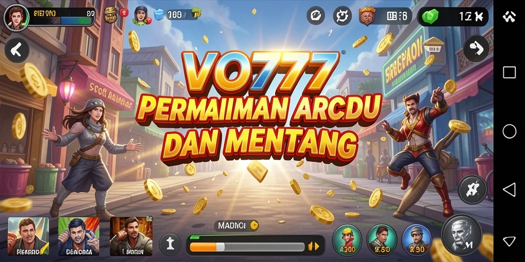 Screenshot VO777 menampilkan aksi gameplay arcade yang seru dan menantang.
